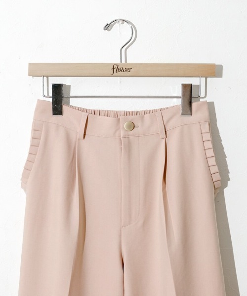 flower(フラワー)の「スモーキータックパンツ(その他パンツ・レディース・ベージュ/ピンク・FREE/S)」の10枚目の写真