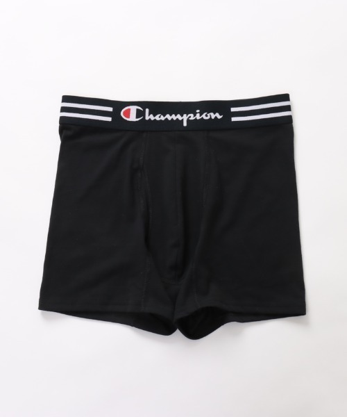 Champion(チャンピオン)の「Champion/チャンピオン ストレッチジャージボクサーブリーフ(ブリーフ・メンズ・ブラック×レッド/ブラック・LL/L/M)」の2枚目の写真