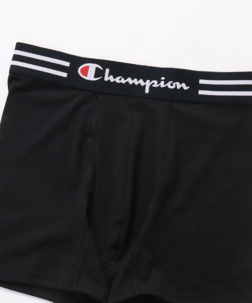 Champion(チャンピオン)の「Champion/チャンピオン ストレッチジャージボクサーブリーフ(ブリーフ・メンズ・ブラック×レッド/ブラック・LL/L/M)」の9枚目の写真