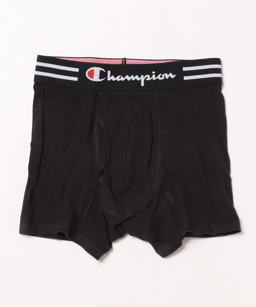 Champion(チャンピオン)の「Champion/チャンピオン ストレッチジャージボクサーブリーフ(ブリーフ・メンズ・ブラック×レッド/ブラック・LL/L/M)」の4枚目の写真