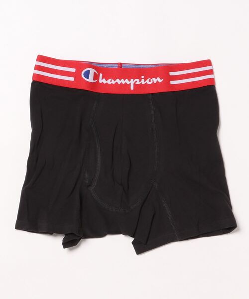 Champion(チャンピオン)の「Champion/チャンピオン ストレッチジャージボクサーブリーフ(ブリーフ・メンズ・ブラック×レッド/ブラック・LL/L/M)」の3枚目の写真