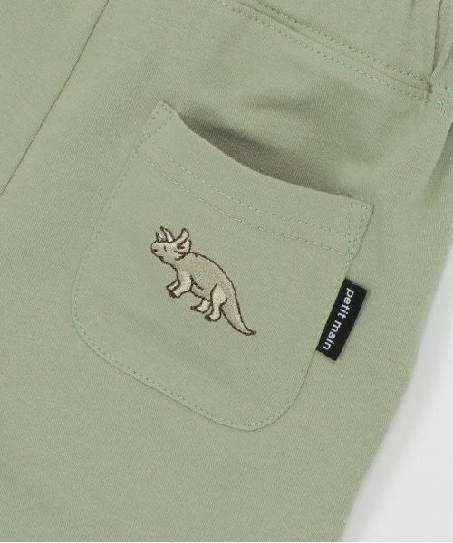 petit main（プティマイン）の「【プティプラ】BOYSカットショーパン（スウェットパンツ・キッズ・グリーン/ネイビー/チャコール・80ｃｍ/90cm/100cm/110cm/120cm/130cm）」の11枚目の写真