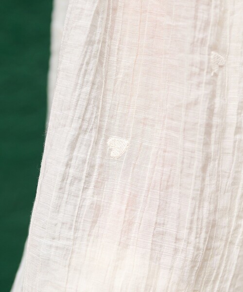 FREAK'S STORE（フリークスストア）の「ワッシャーハート刺繍 カシュクールチュニック / ミニワンピース（ワンピース・レディース・ピンク/ブラック/オフホワイト・ﾌﾘ-）」の10枚目の写真