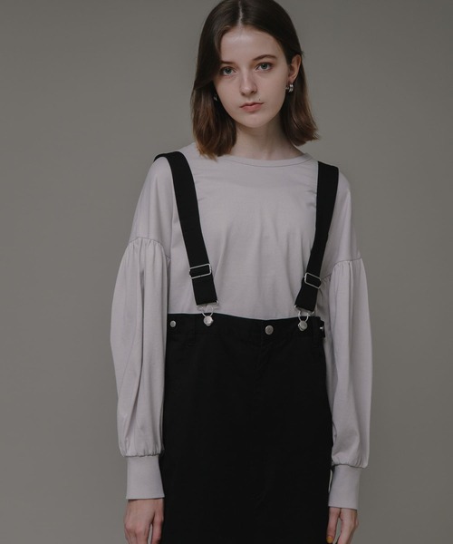 URBAN RESEARCH Sonny Label(アーバンリサーチサニーレーベル)の「『WEB限定』USAコットン袖ボリュームロングTシャツ(Tシャツ/カットソー・レディース・オフホワイト/ブラック/グレー系その他/ブルー系その他・FREE)」の15枚目の写真