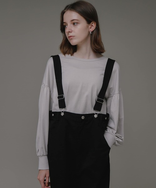 URBAN RESEARCH Sonny Label(アーバンリサーチサニーレーベル)の「『WEB限定』USAコットン袖ボリュームロングTシャツ(Tシャツ/カットソー・レディース・オフホワイト/ブラック/グレー系その他/ブルー系その他・FREE)」の16枚目の写真