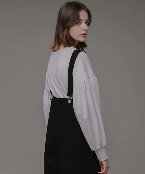 URBAN RESEARCH Sonny Label(アーバンリサーチサニーレーベル)の「『WEB限定』USAコットン袖ボリュームロングTシャツ(Tシャツ/カットソー・レディース・オフホワイト/ブラック/グレー系その他/ブルー系その他・FREE)」の19枚目の写真