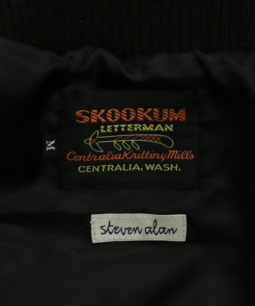 Steven Alan（スティーブンアラン）の「＜SKOOKUM × Steven Alan＞STADIUM JACKET/ジャケット（スタジャン・レディース・ネイビー/ブラック・S/M）」の19枚目の写真