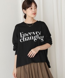 シルケットデザインロゴTシャツ