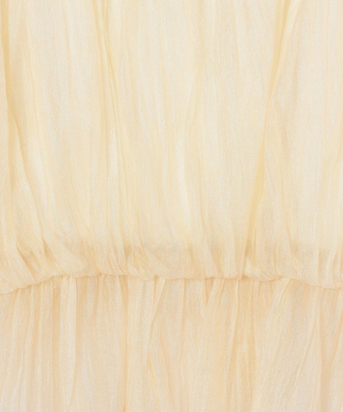 GLOBAL WORK（グローバルワーク）の「シアースクエアブラウス/AND YUA ANY/132130（シャツ/ブラウス・キッズ・アイボリー/ブラック・150cm/160cm）」の4枚目の写真