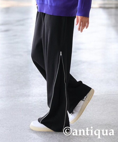 antiqua(アンティカ)の「2wayデザインパンツ(その他パンツ・レディース・ブラック/グレー・P/R)」の10枚目の写真