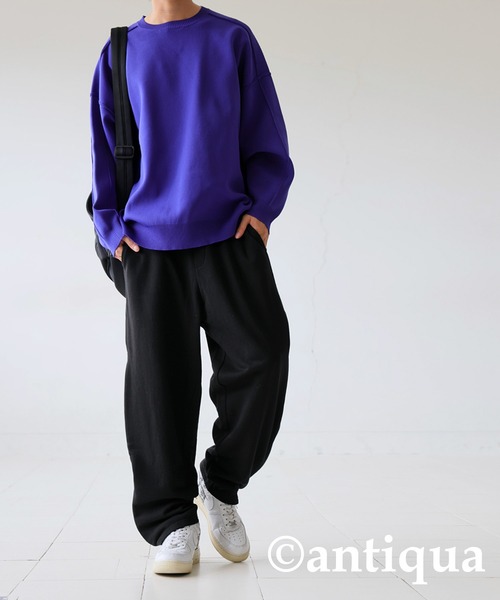 antiqua(アンティカ)の「2wayデザインパンツ(その他パンツ・レディース・ブラック/グレー・P/R)」の11枚目の写真