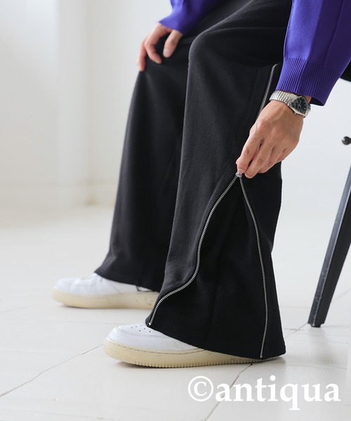 antiqua(アンティカ)の「2wayデザインパンツ(その他パンツ・レディース・ブラック/グレー・P/R)」の12枚目の写真