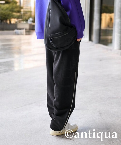antiqua(アンティカ)の「2wayデザインパンツ(その他パンツ・レディース・ブラック/グレー・P/R)」の13枚目の写真