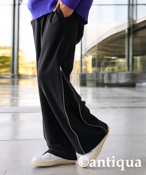 antiqua(アンティカ)の「2wayデザインパンツ(その他パンツ・レディース・ブラック/グレー・P/R)」の14枚目の写真