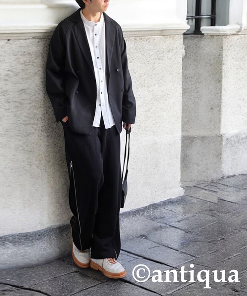 antiqua(アンティカ)の「2wayデザインパンツ(その他パンツ・レディース・ブラック/グレー・P/R)」の15枚目の写真