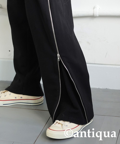 antiqua(アンティカ)の「2wayデザインパンツ(その他パンツ・レディース・ブラック/グレー・P/R)」の5枚目の写真