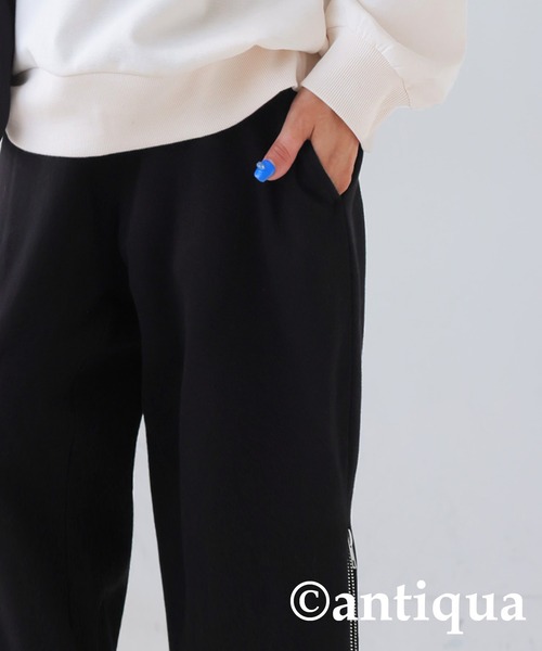 antiqua(アンティカ)の「2wayデザインパンツ(その他パンツ・レディース・ブラック/グレー・P/R)」の9枚目の写真