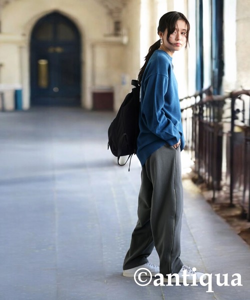 antiqua(アンティカ)の「2wayデザインパンツ(その他パンツ・レディース・ブラック/グレー・P/R)」の21枚目の写真