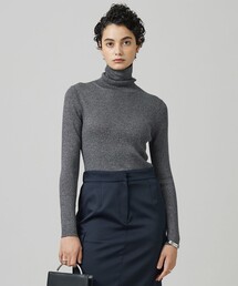 【CLASSY.1月号掲載・新色追加・洗える】エクストラファインメリノ タートルネックプルオーバー