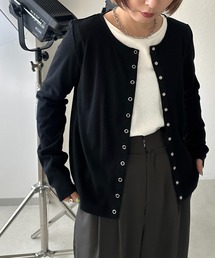 ドットボタンカーディガン【ZOZOTOWN限定アイテム】