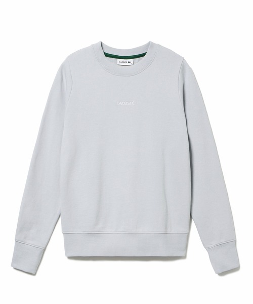 LACOSTE（ラコステ）の「ブランドネームロゴ刺繍 クルーネックスウェットプルオーバー トレーナー（スウェット・レディース・グレー/ブラック/ホワイト/グリーン/ネイビー/ライトグレー・34/36/40/38）」の3枚目の写真
