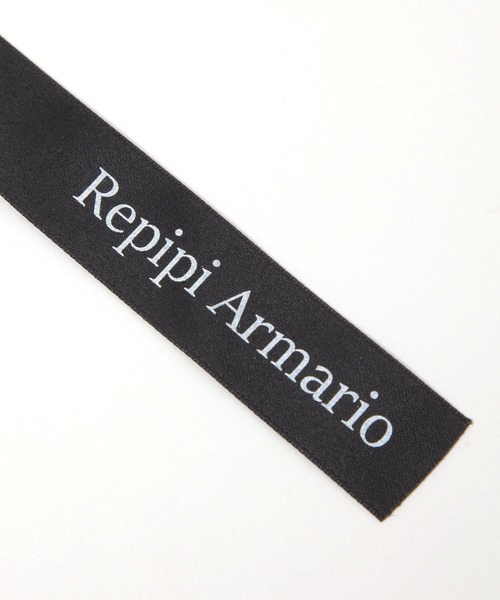 repipi armario（レピピ アルマリオ）の「マットサテンWリボンポニー（ヘアゴム・キッズ・アイボリー/ブラック/ベージュ/グレー・FREE）」の5枚目の写真