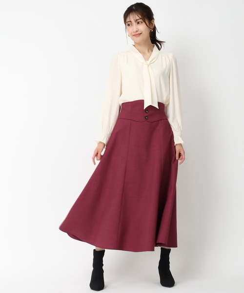 MISCH MASCH(ミッシュマッシュ)の「パールボウタイブラウス/MM438112(シャツ/ブラウス・レディース・ホワイト/ベージュ/ブラック・フリ-)」の17枚目の写真