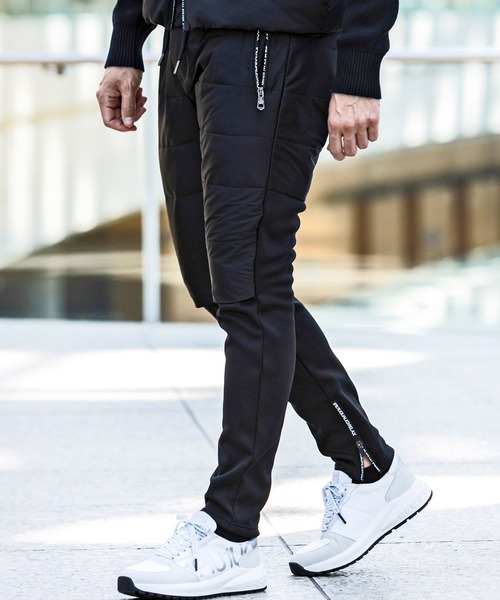 1PIU1UGUALE3 RELAX(ウノピゥウノウグァーレトレ リラックス)中綿ドッキングパンツ