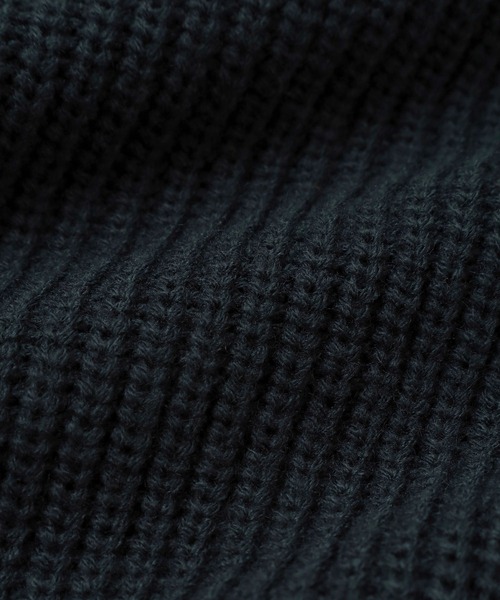 JUNRED（ジュンレッド）の「ハーフジップレイヤードニット（ニット/セーター・メンズ・グリーン/ブラック・L/M/S）」の19枚目の写真