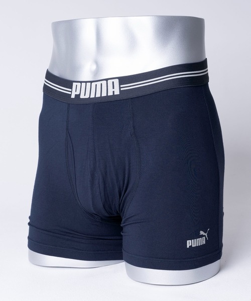 PUMA(プーマ)の「PUMA プーマ 大人用 ECO レーヨンベア ワンポイント ボクサーパンツ 前開き ブランドロゴ 快適インナー トランクス 肌着 下着(ボクサーパンツ・メンズ・ブラック/ネイビー・M/L/LL)」の6枚目の写真