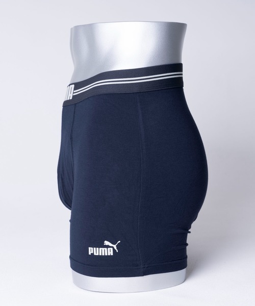 PUMA(プーマ)の「PUMA プーマ 大人用 ECO レーヨンベア ワンポイント ボクサーパンツ 前開き ブランドロゴ 快適インナー トランクス 肌着 下着(ボクサーパンツ・メンズ・ブラック/ネイビー・M/L/LL)」の7枚目の写真