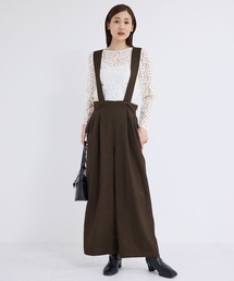 ROPE' PICNIC | ウールライクサスペンダー付きパンツ(その他パンツ)