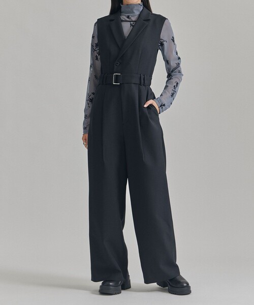 UNITED TOKYO(ユナイテッドトウキョウ)の「プリンテッドメッシュボディースーツ(Tシャツ/カットソー・レディース・ブラック/グレー・FREE)」の11枚目の写真