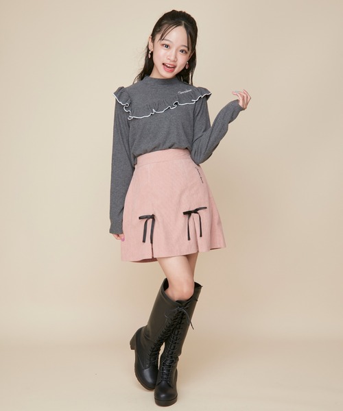 JENNI（ジェニィ）の「レースアップロングブーツ（ブーツ・キッズ・アイボリー/ブラック/ブラウン・24cm/23cm/22cm/21cm/20cm）」の4枚目の写真