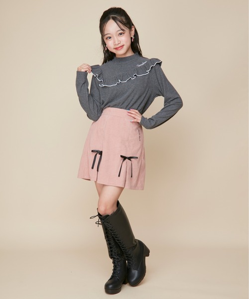 JENNI（ジェニィ）の「レースアップロングブーツ（ブーツ・キッズ・アイボリー/ブラック/ブラウン・24cm/23cm/22cm/21cm/20cm）」の5枚目の写真