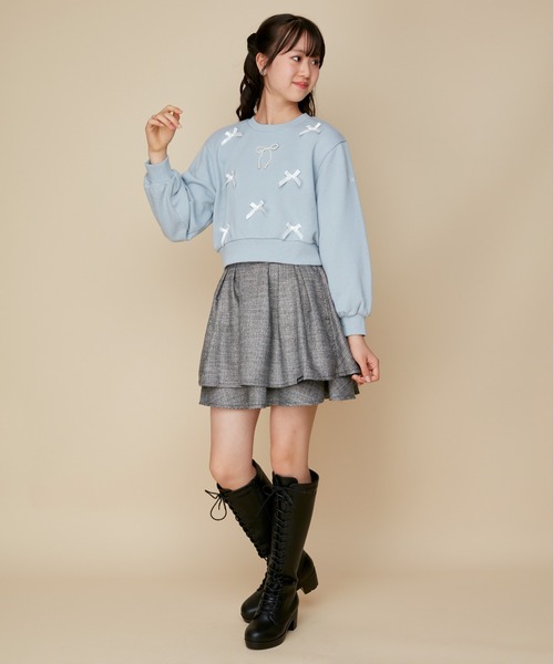JENNI（ジェニィ）の「レースアップロングブーツ（ブーツ・キッズ・アイボリー/ブラック/ブラウン・24cm/23cm/22cm/21cm/20cm）」の10枚目の写真