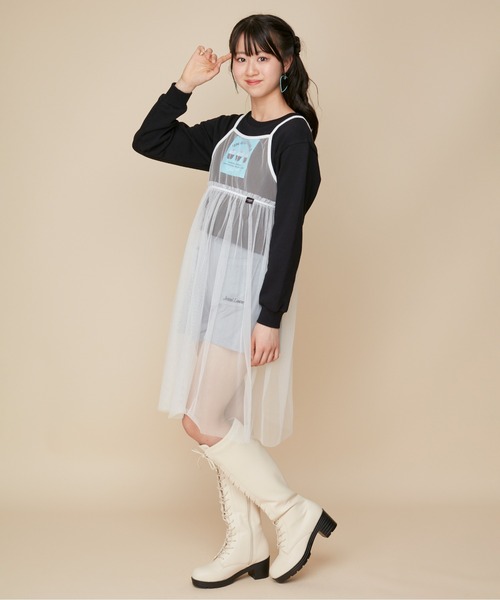 JENNI（ジェニィ）の「レースアップロングブーツ（ブーツ・キッズ・アイボリー/ブラック/ブラウン・24cm/23cm/22cm/21cm/20cm）」の15枚目の写真