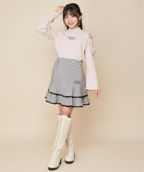 JENNI（ジェニィ）の「レースアップロングブーツ（ブーツ・キッズ・アイボリー/ブラック/ブラウン・24cm/23cm/22cm/21cm/20cm）」の21枚目の写真