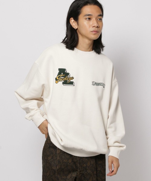 セール】裏起毛サガラ刺繍プルオーバー（スウェット）｜niko and