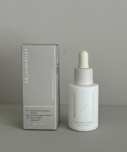 【Skinimalist】SHIRATAMA AMPULE（美容液/オイル/クリーム）｜CASA FLINE（カーサフライン）