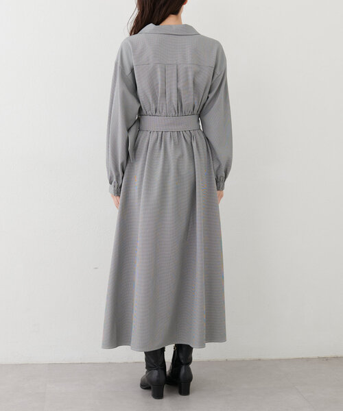 natural couture（ナチュラルクチュール）の「開衿レディシャツワンピース（ワンピース・レディース・モカ/スミクロ/その他1/ボルドー・FREE）」の11枚目の写真