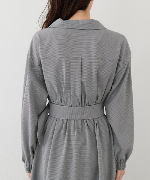 natural couture（ナチュラルクチュール）の「開衿レディシャツワンピース（ワンピース・レディース・モカ/スミクロ/その他1/ボルドー・FREE）」の12枚目の写真