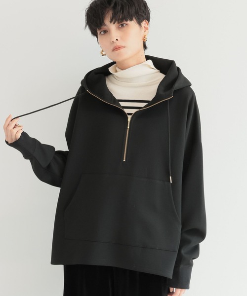 BARNYARDSTORM（バンヤードストーム）の「BARNYARDSTORM / フロント ZIPダンボールパーカー（パーカー・レディース・モカ/アイボリー/ブラック/ライトイエロー・FREE）」の22枚目の写真