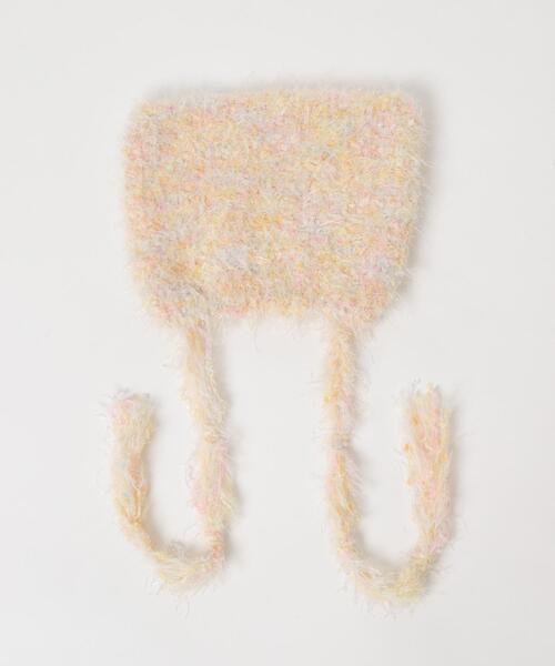 WEGO（ウィゴー）の「WEGO/シャギーネコミミバラクラバ（ニットキャップ/ビーニー・レディース・ホワイト/サックスブルー/ライトピンク/ライトイエロー・FREE）」の15枚目の写真