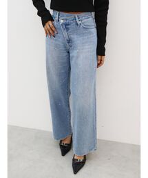 EVRIS | ラインストーンワイドデニムパンツ(デニムパンツ)