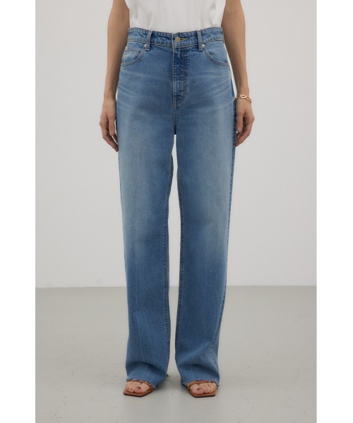 crie conforto（クリーコンフォルト）の「ストレートワイドデニム（デニムパンツ・レディース・ライトブラック/ライトブルー・SMALL/MEDIUM）」の16枚目の写真