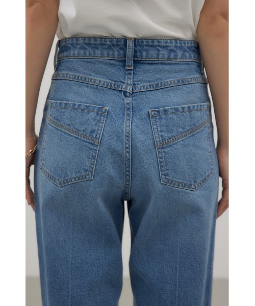 crie conforto（クリーコンフォルト）の「ストレートワイドデニム（デニムパンツ・レディース・ライトブラック/ライトブルー・SMALL/MEDIUM）」の20枚目の写真