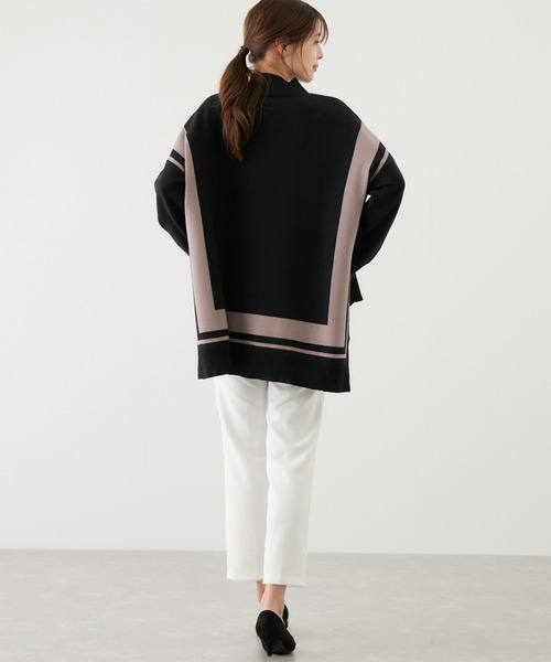 【セール】配色ジャガード チュニック（Tシャツ/カットソー）｜Jayro（ジャイロ）