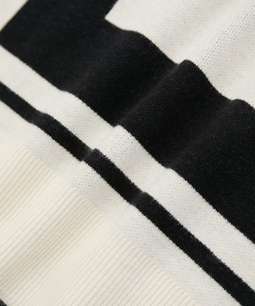 【セール】配色ジャガード チュニック（Tシャツ/カットソー）｜Jayro（ジャイロ）