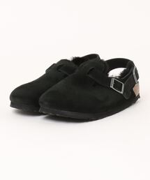 ビルケンシュトック 1028328 Tokio Shearling LEVE Black LAF トキオ ラムスキンボア スエードブラック